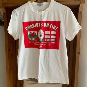 Women’s England 🏴󠁧󠁢󠁥󠁮󠁧󠁿 VS Wales 🏴󠁧󠁢󠁷󠁬󠁳󠁿 Vintage Rugby Game Tshirt